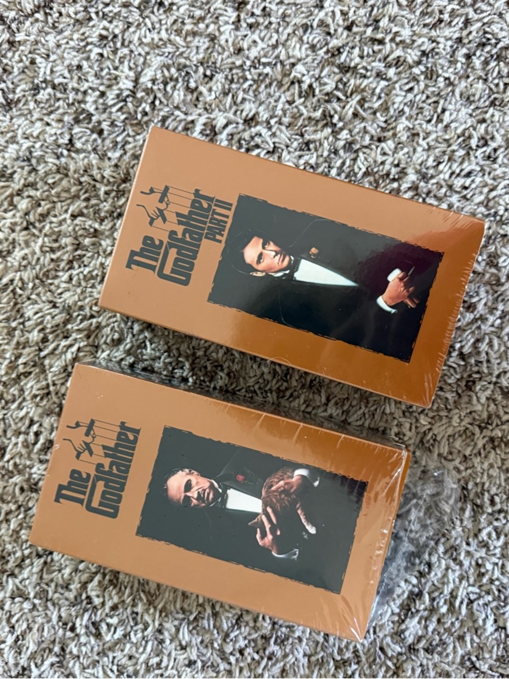 The Godfather Collectible Box Set - Brown Graphic Packaging somewhat new vhs